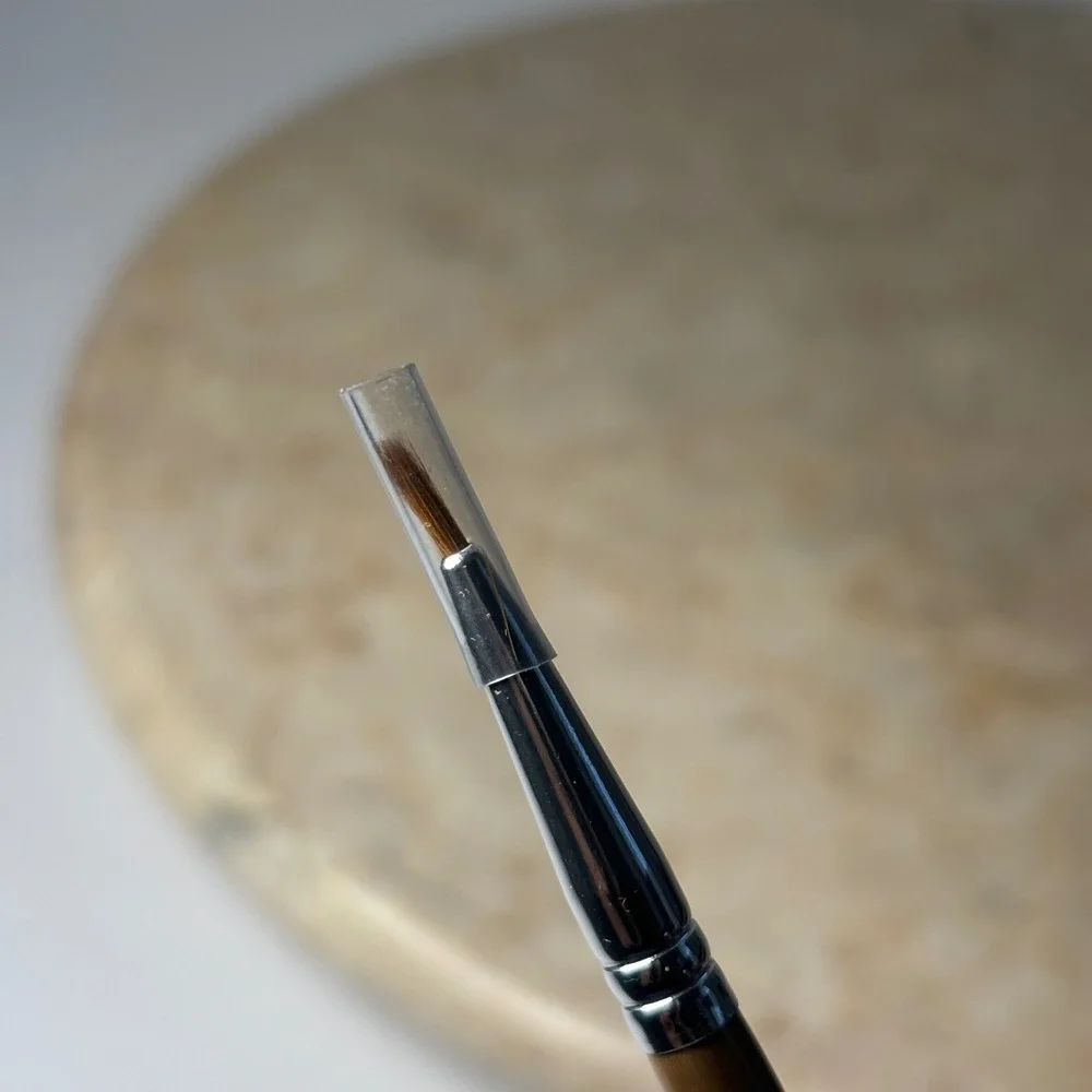 Bare Escentuals‎ Eyeliner Brush NOS Gold Precision Eye Makeup Tool BareMinerals